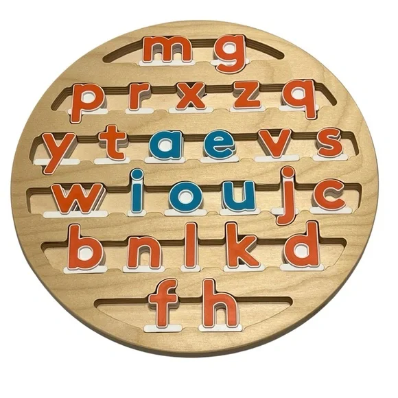 Lovevery Movable Alphabet Game Wooden Montessori Toy - Picture 4 of 8